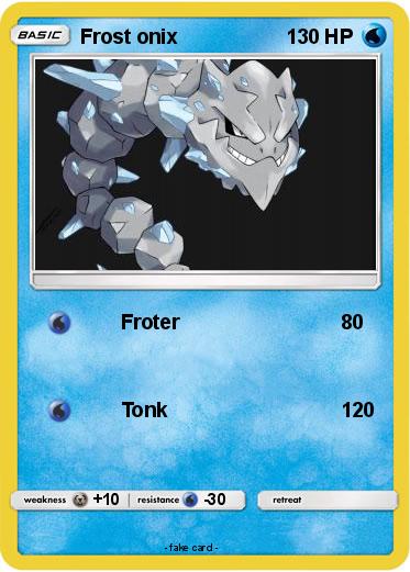 Pokemon Frost onix