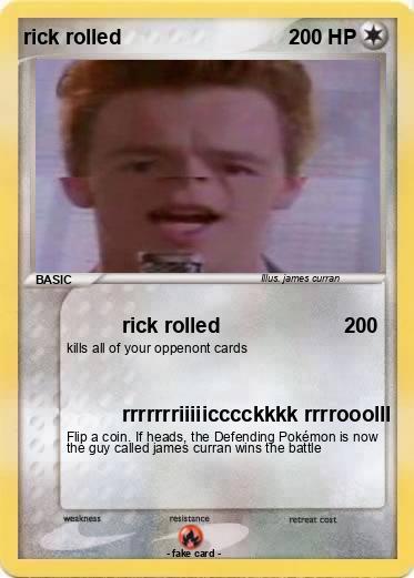 Pokemon rick rolled