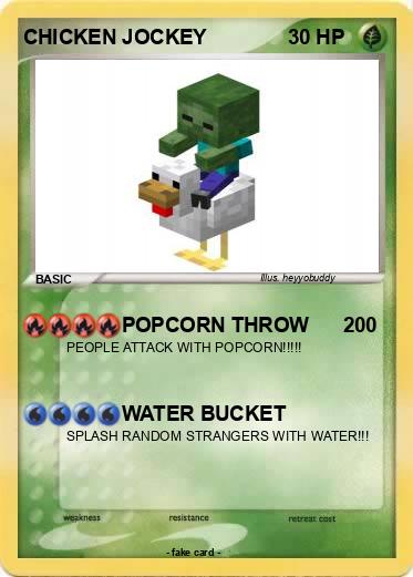 Pokemon CHICKEN JOCKEY