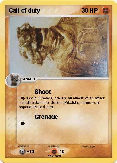 Pokemon Call of duty