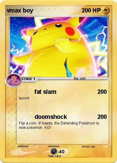 Pokemon vmax boy