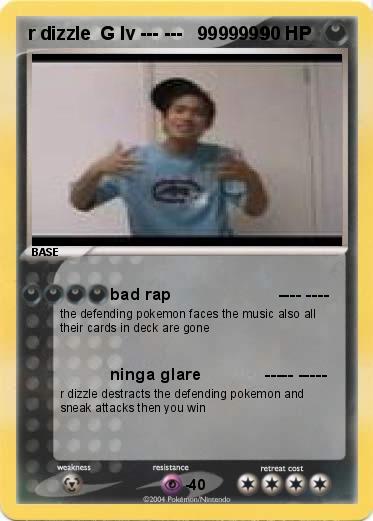 Pokemon r dizzle  G lv --- ---   9999999