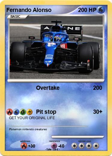 Pokemon Fernando Alonso