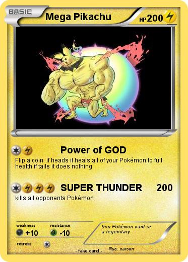Pokemon Mega Pikachu