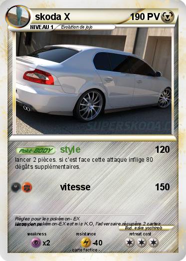 Pokemon skoda X