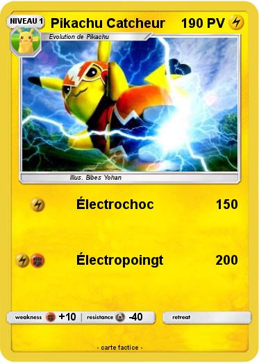 Pokemon Pikachu Catcheur