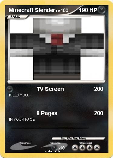 Pokemon Minecraft Slender