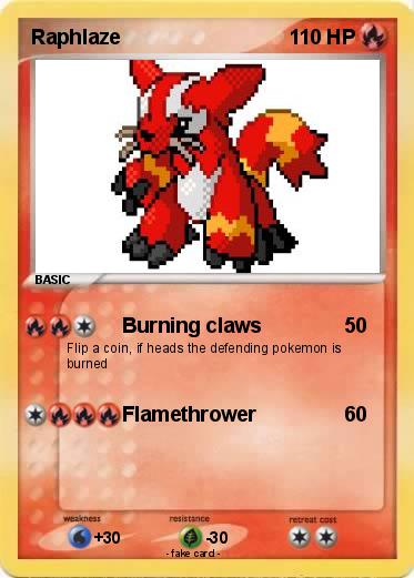 Pokemon Raphlaze