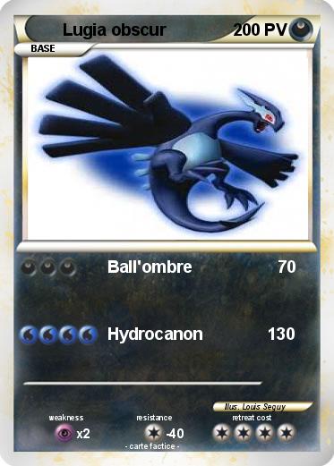 Pokemon Lugia obscur