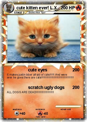 Pokemon cute kitten ever! L.X