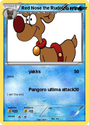 Pokemon Red Nose the Rudolph reindeer