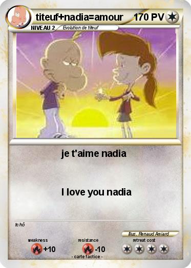 Pokemon titeuf+nadia=amour