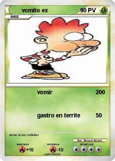 Pokemon vomito ex