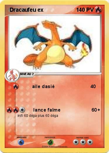 Pokemon  Dracaufeu ex