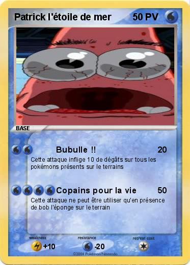 Pokemon Patrick l'étoile de mer
