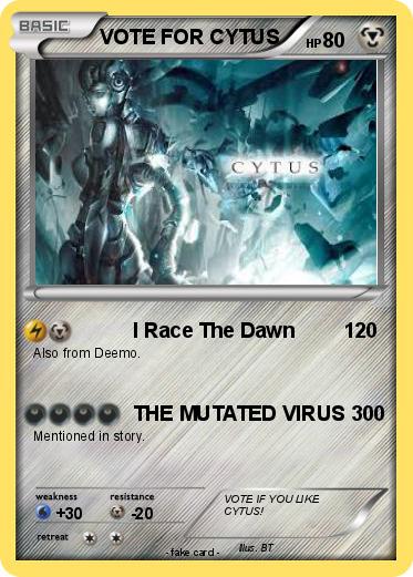 Pokemon VOTE FOR CYTUS