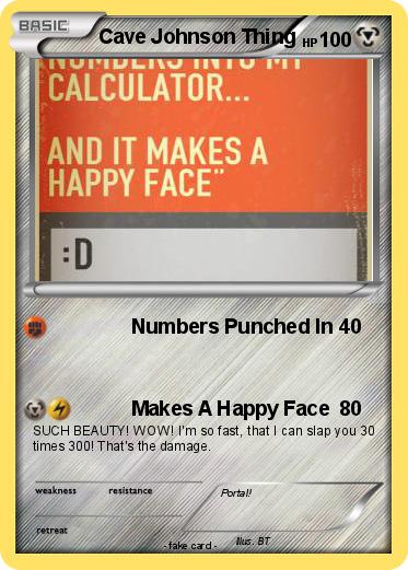 Pokemon Cave Johnson Thing