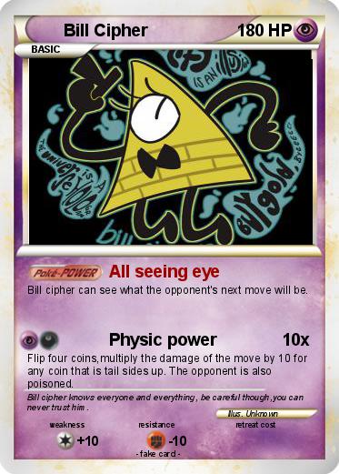 Pokemon Bill Cipher