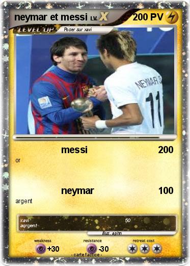 Pokemon neymar et messi
