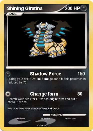 Pokemon Shining Giratina