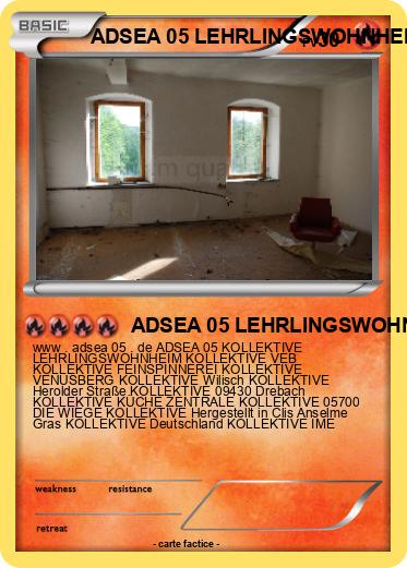 Pokemon ADSEA 05 LEHRLINGSWOHNHEIM IME