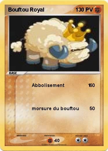 Pokemon Bouftou Royal