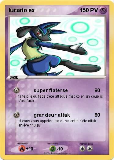 Pokemon lucario ex