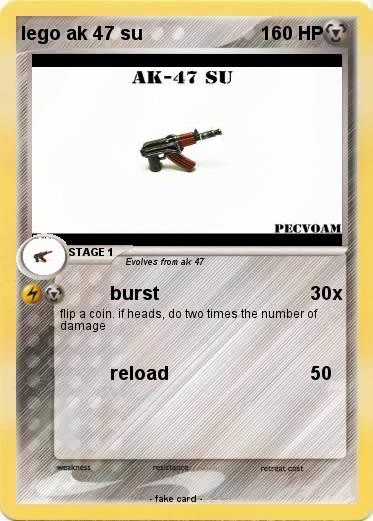 Pokemon lego ak 47 su