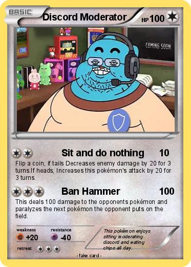 Pokemon Discord Moderator