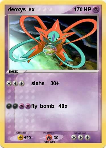 Pokemon deoxys  ex