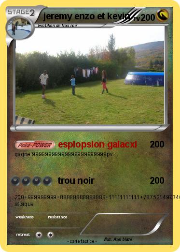 Pokemon jeremy enzo et kevin