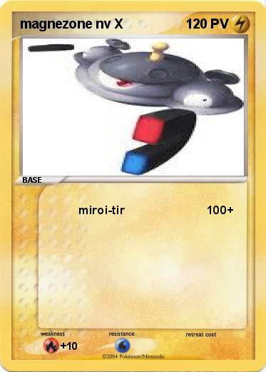 Pokemon magnezone nv X