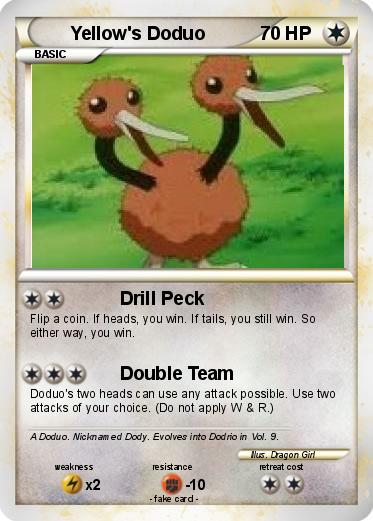 Pokemon Yellow's Doduo