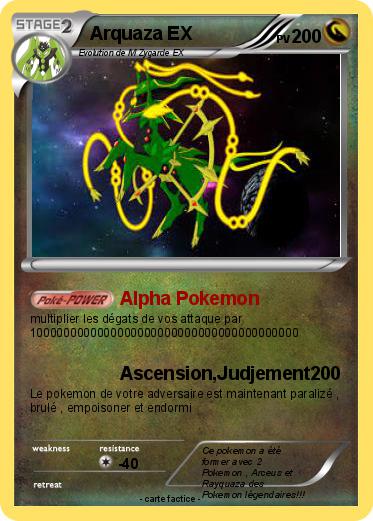 Pokemon Arquaza EX