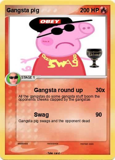 Pokemon Gangsta pig