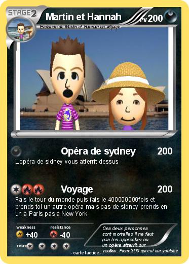 Pokemon Martin et Hannah