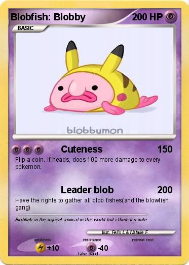 Pokemon Blobfish: Blobby
