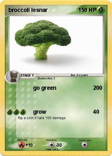 Pokemon broccoli lesnar