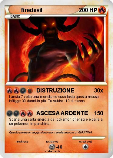 Pokemon firedevil
