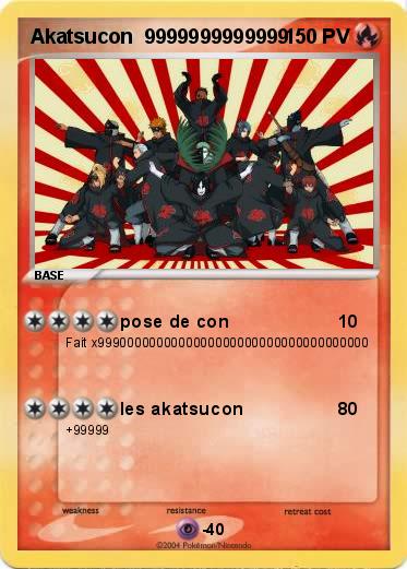 Pokemon Akatsucon  9999999999999