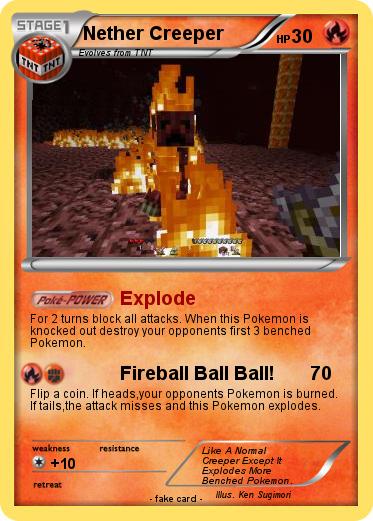 Pokemon Nether Creeper