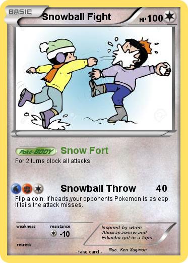 Pokemon Snowball Fight