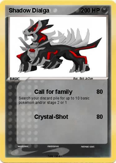 Pokemon Shadow Dialga