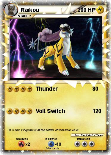 Pokemon Raikou