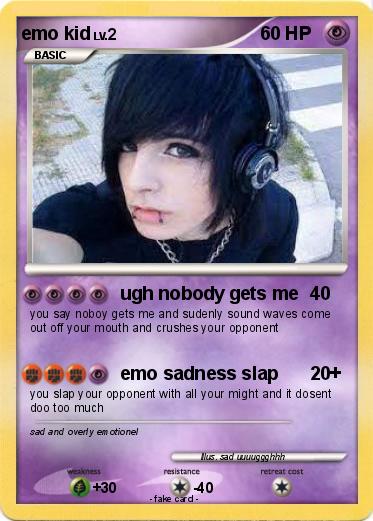 Pokemon emo kid