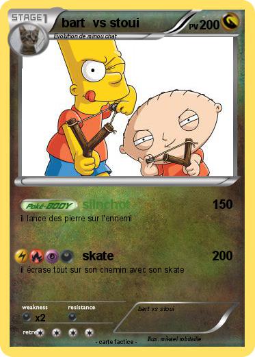 Pokemon bart  vs stoui