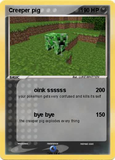 Pokemon Creeper pig