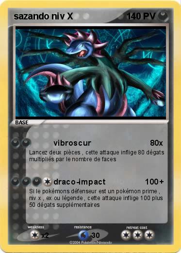 Pokemon sazando niv X