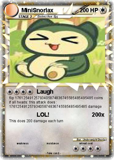Pokemon MiniSnorlax
