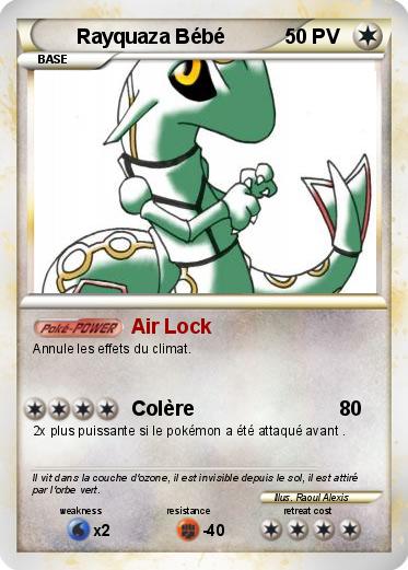 Pokemon Rayquaza Bébé